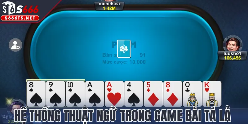 Hệ thống thuật ngữ trong game bài Tá Lả